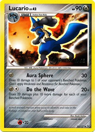 Lucario (53/127) (Prerelease Promo) [Diamond & Pearl: Black Star Promos] | The Gaming-Verse