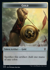 Gold // Dragon Double-sided Token [Commander Legends: Battle for Baldur's Gate Tokens] | The Gaming-Verse