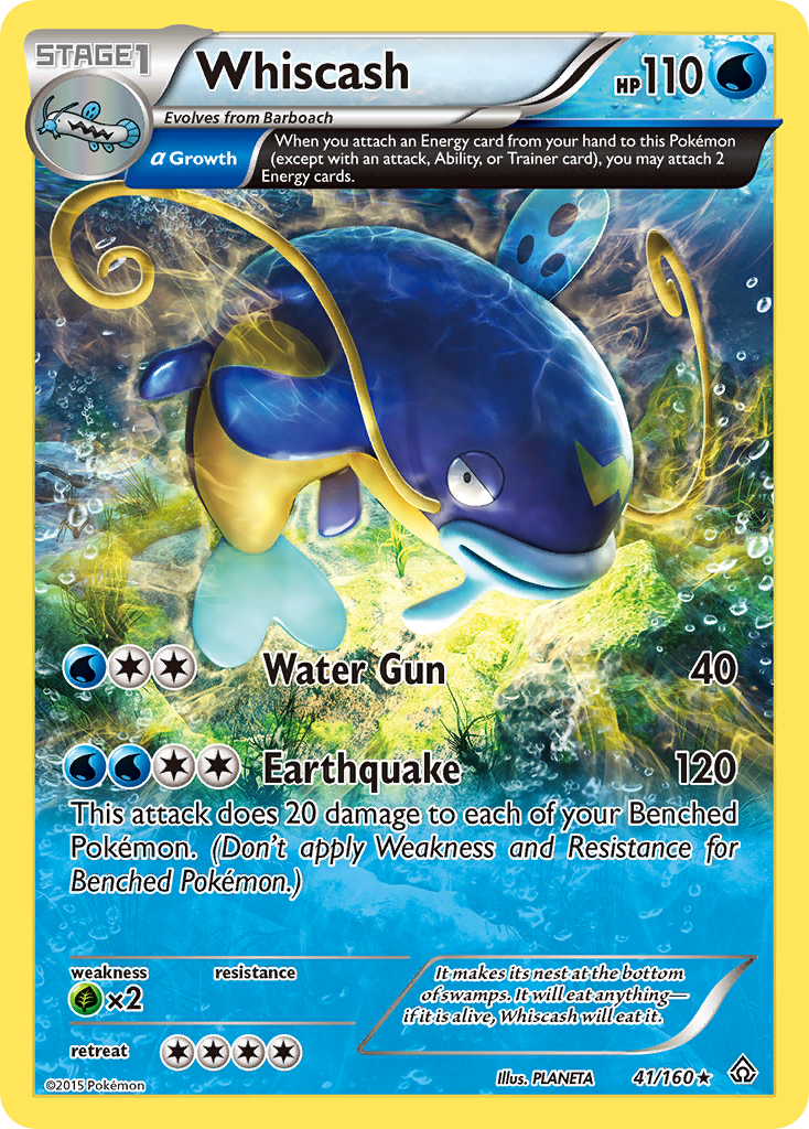 Whiscash (41/160) [XY: Primal Clash] | The Gaming-Verse