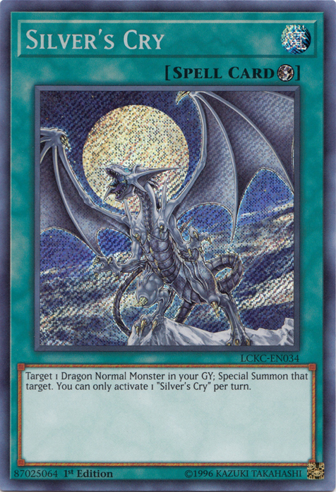 Silver's Cry [LCKC-EN034] Secret Rare | The Gaming-Verse