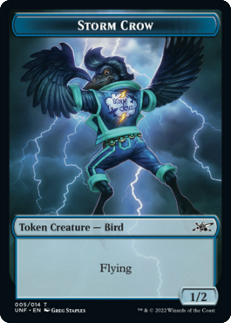 Clown Robot (003) // Storm Crow Double-sided Token [Unfinity Tokens] | The Gaming-Verse