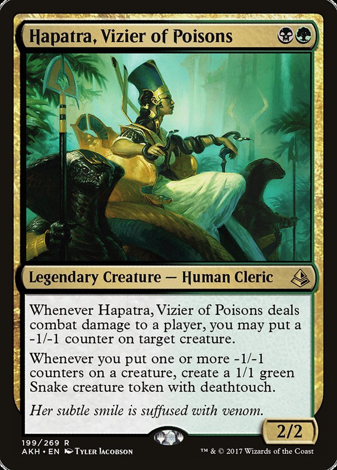 Hapatra, Vizier of Poisons [Amonkhet] | The Gaming-Verse