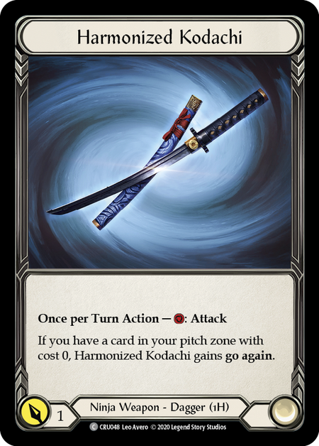 Harmonized Kodachi (Rainbow Foil) [CRU048-RF] Unlimited Rainbow Foil | The Gaming-Verse