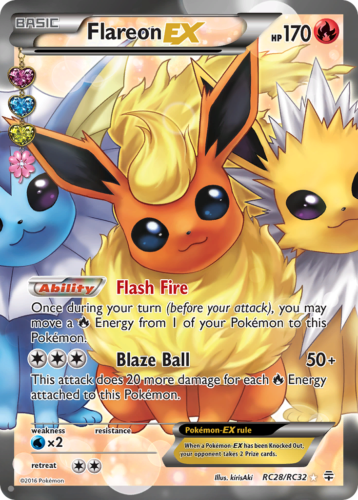 Flareon EX (RC28/RC32) [XY: Generations] | The Gaming-Verse