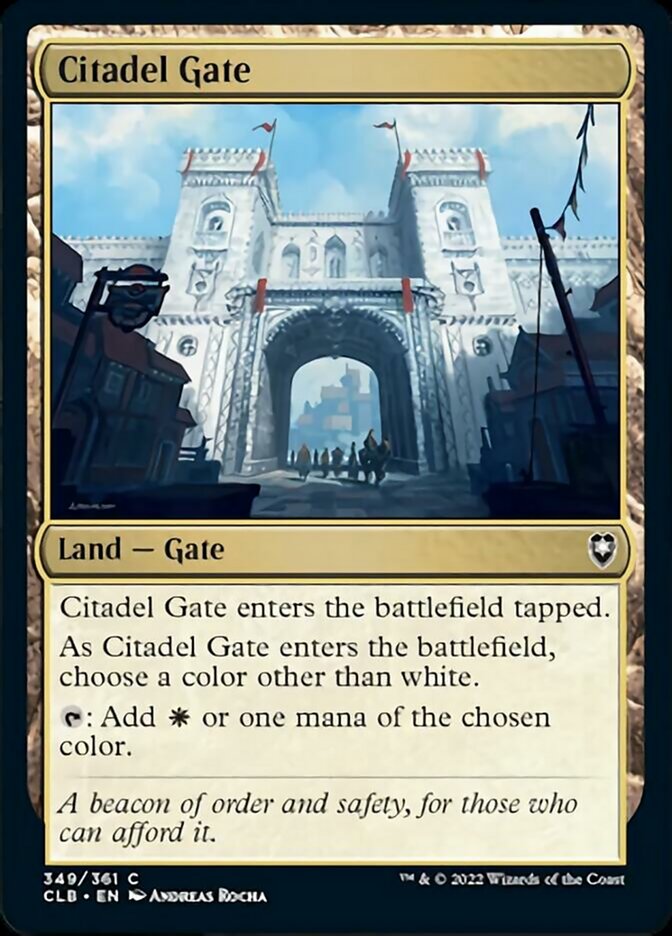 Citadel Gate [Commander Legends: Battle for Baldur's Gate] | The Gaming-Verse