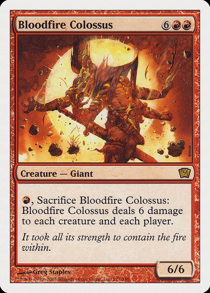 Bloodfire Colossus [Ninth Edition] | The Gaming-Verse