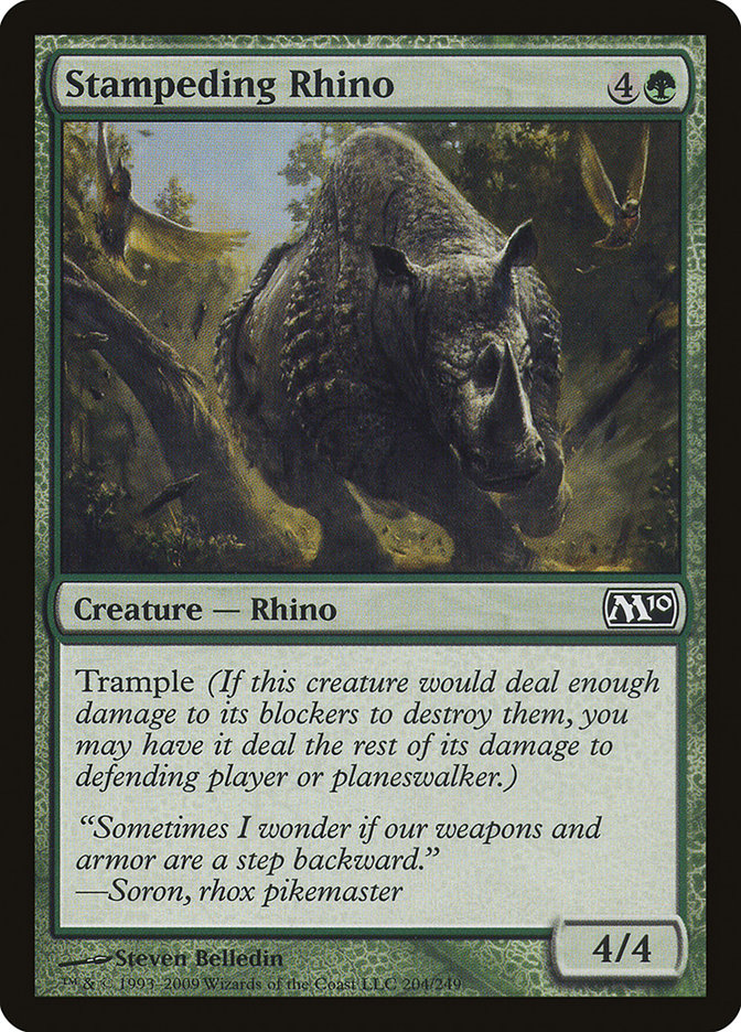 Stampeding Rhino [Magic 2010] | The Gaming-Verse