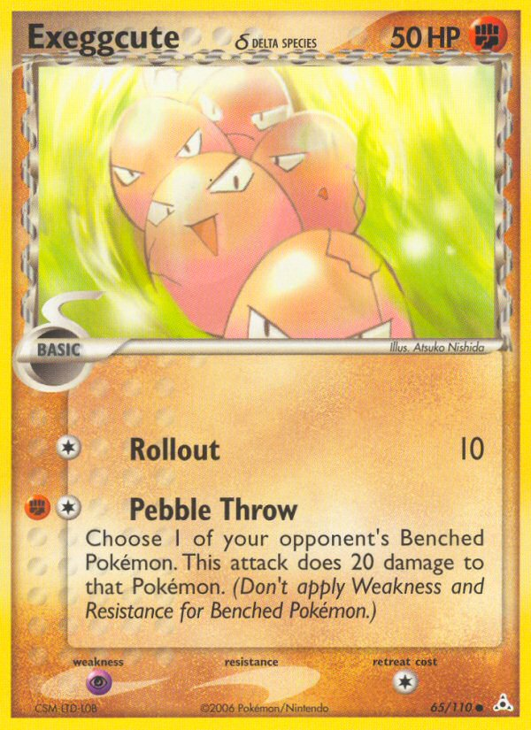 Exeggcute (65/110) (Delta Species) [EX: Holon Phantoms] | The Gaming-Verse