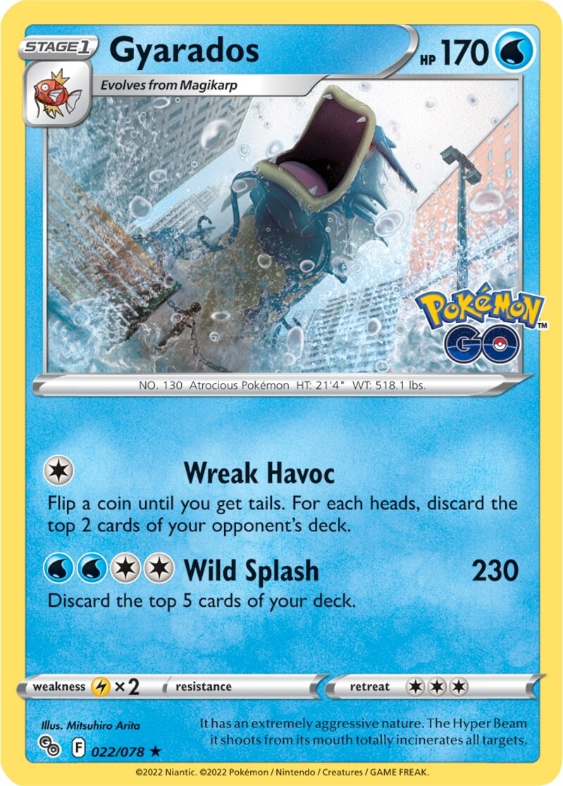 Gyarados (022/078) [Pokémon GO] | The Gaming-Verse