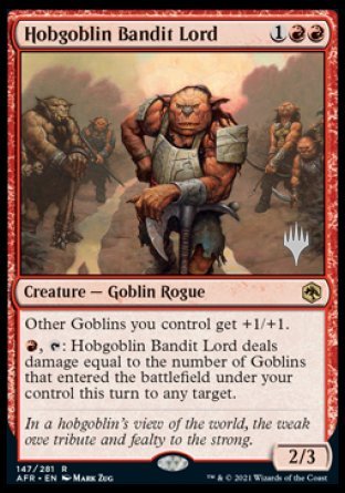 Hobgoblin Bandit Lord (Promo Pack) [Dungeons & Dragons: Adventures in the Forgotten Realms Promos] | The Gaming-Verse