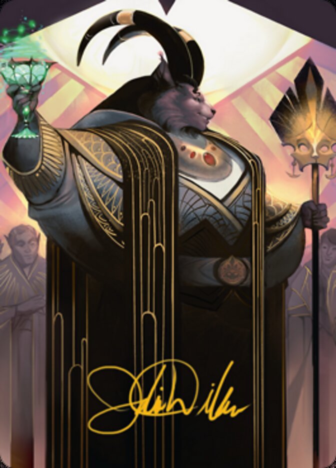 Jetmir, Nexus of Revels 2 Art Card (Gold-Stamped Signature) [Streets of New Capenna Art Series] | The Gaming-Verse