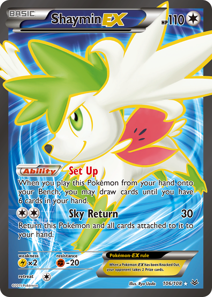 Shaymin EX (106/108) [XY: Roaring Skies] | The Gaming-Verse