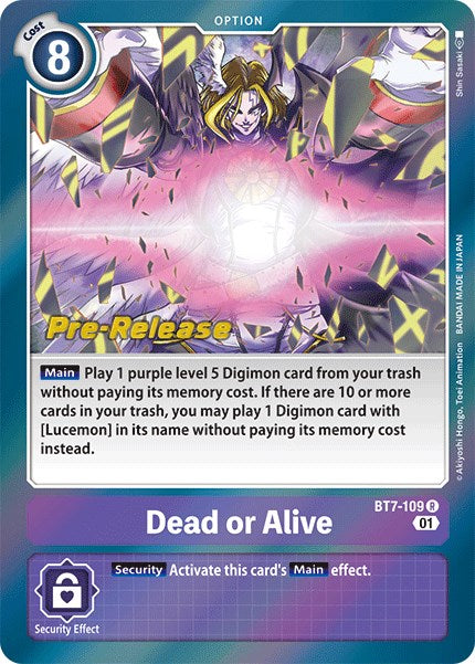 Dead or Alive [BT7-109] [Next Adventure Pre-Release Cards] | The Gaming-Verse