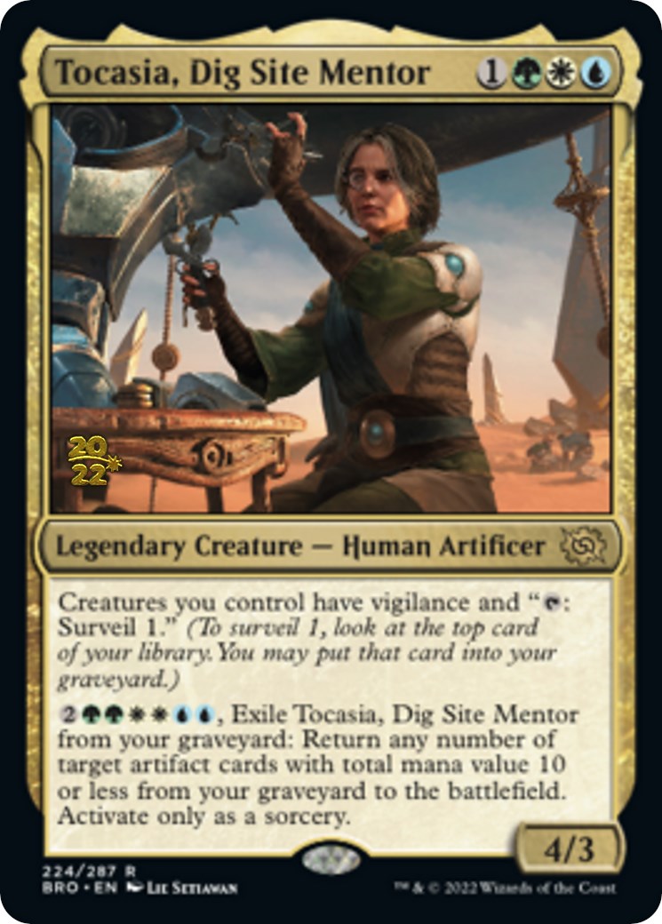 Tocasia, Dig Site Mentor [The Brothers' War: Prerelease Promos] | The Gaming-Verse