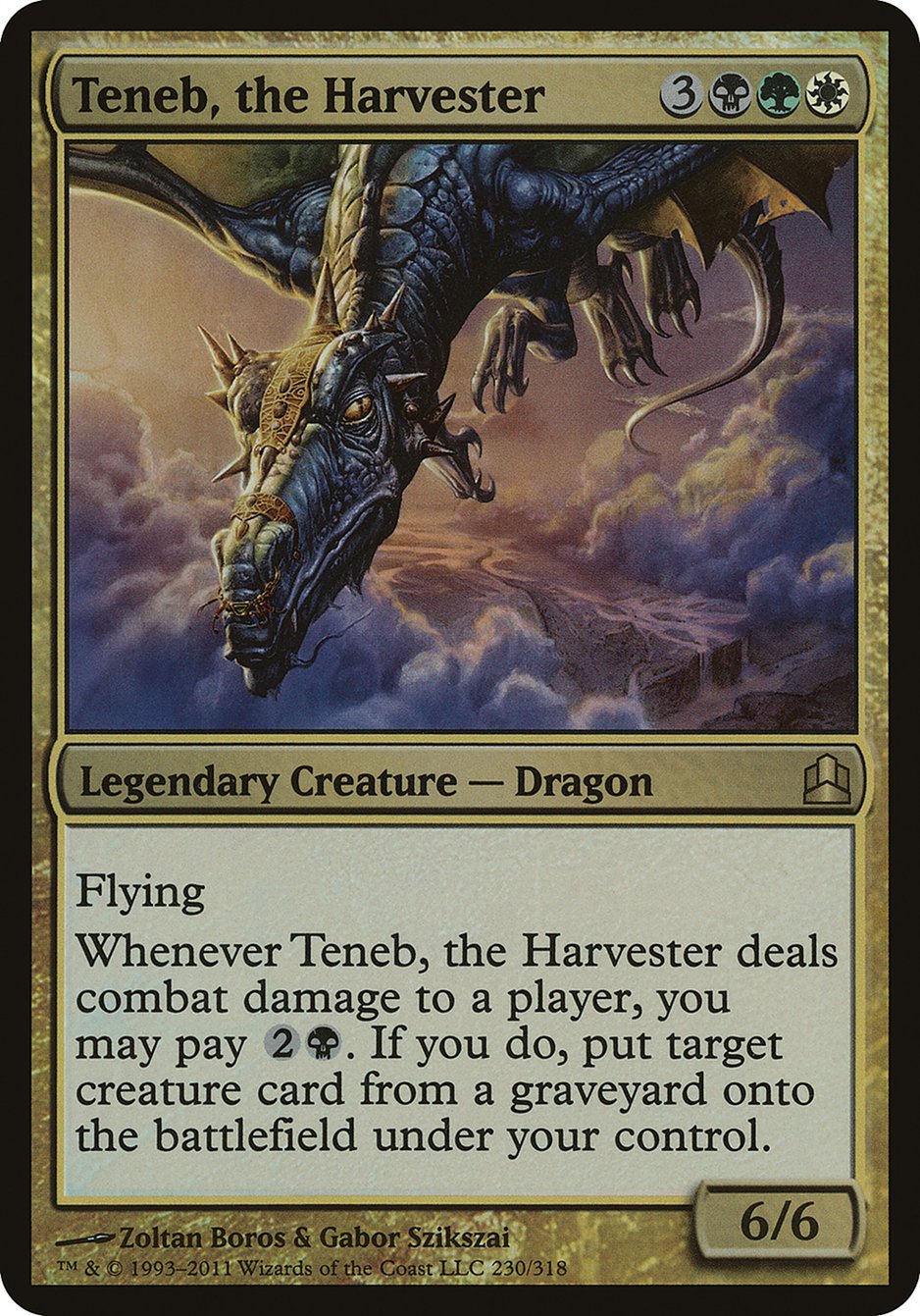 Teneb, the Harvester (Oversized) [Commander 2011 Oversized] | The Gaming-Verse