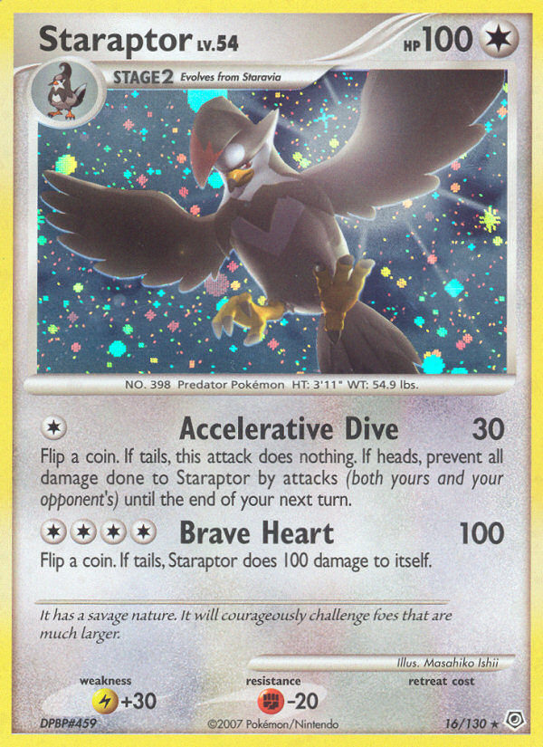 Staraptor (16/130) [Diamond & Pearl: Base Set] | The Gaming-Verse