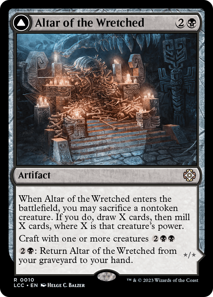 Altar of the Wretched // Wretched Bonemass [The Lost Caverns of Ixalan Commander] | The Gaming-Verse