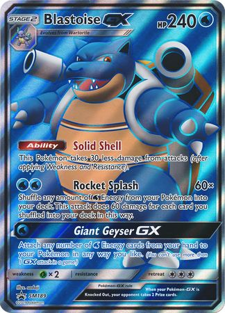 Blastoise GX (SM189) (Jumbo Card) [Sun & Moon: Black Star Promos] | The Gaming-Verse