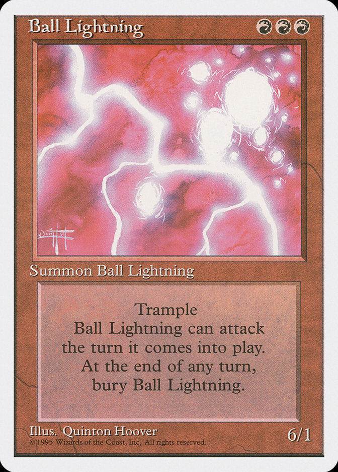 Ball Lightning [Fourth Edition] | The Gaming-Verse