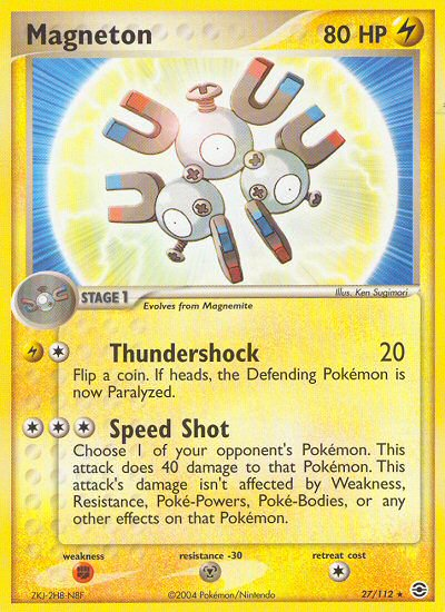 Magneton (27/112) [EX: FireRed & LeafGreen] | The Gaming-Verse