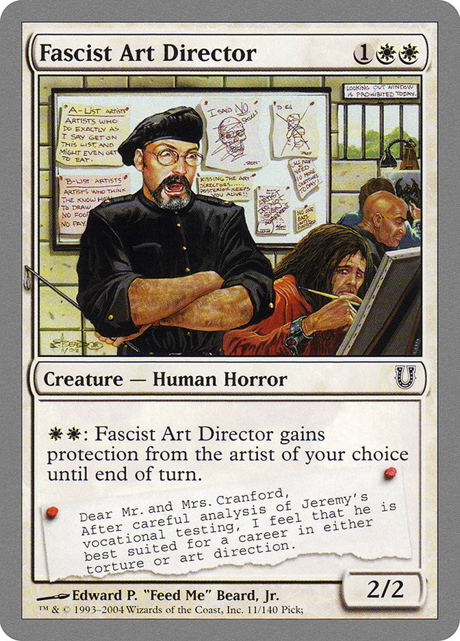 Fascist Art Director [Unhinged] | The Gaming-Verse
