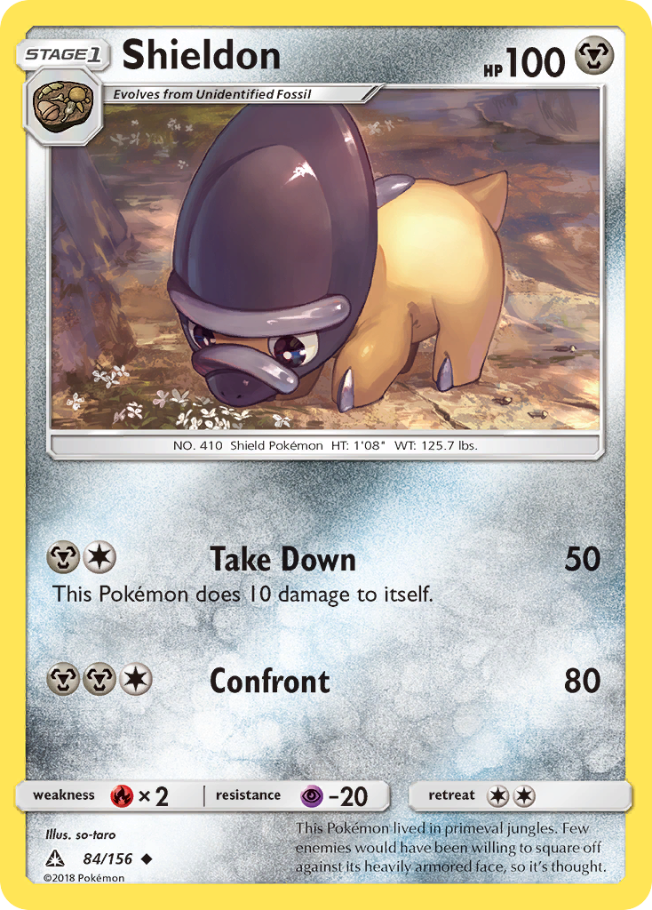 Shieldon (84/156) [Sun & Moon: Ultra Prism] | The Gaming-Verse