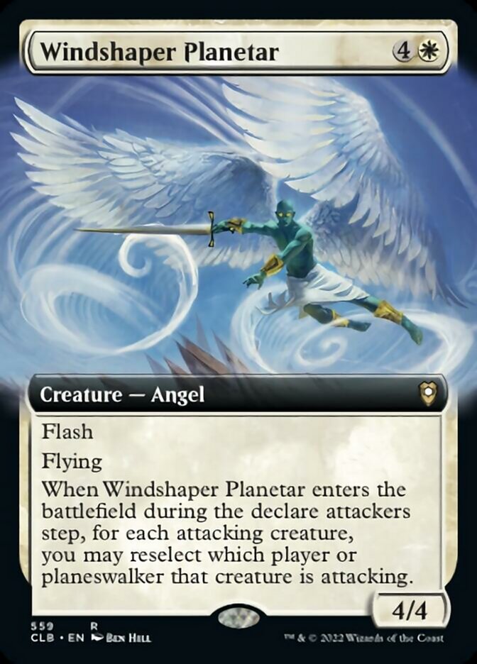 Windshaper Planetar (Extended Art) [Commander Legends: Battle for Baldur's Gate] | The Gaming-Verse