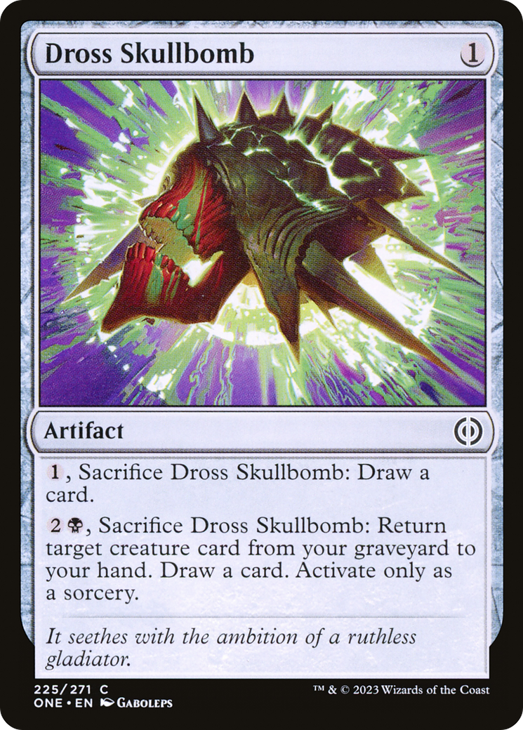 Dross Skullbomb [Phyrexia: All Will Be One] | The Gaming-Verse