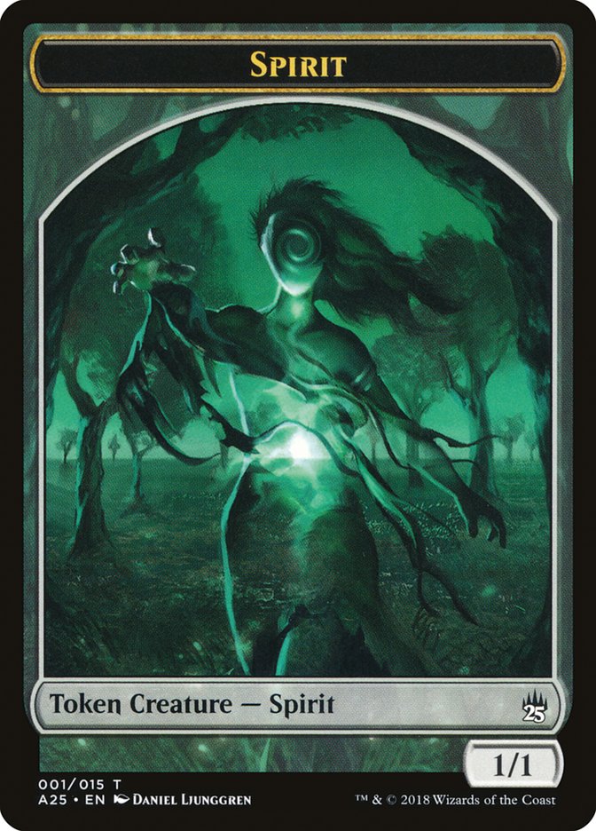 Spirit (001/015) [Masters 25 Tokens] | The Gaming-Verse