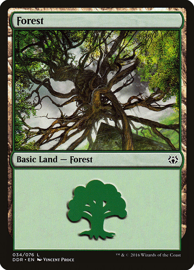 Forest (#34) [Duel Decks: Nissa vs. Ob Nixilis] | The Gaming-Verse