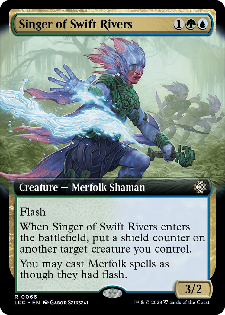 Singer of Swift Rivers (Extended Art) [The Lost Caverns of Ixalan Commander] | The Gaming-Verse