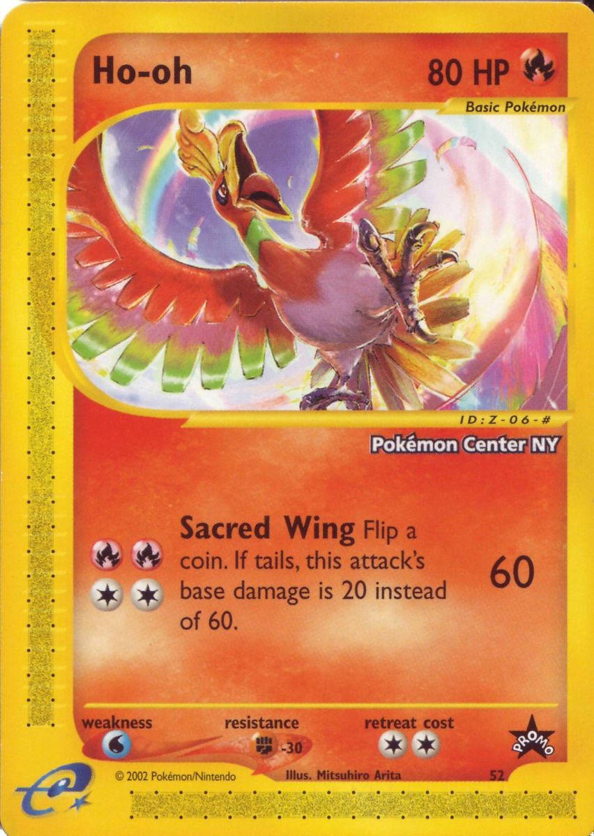 Ho-oh (52) (Pokemon Center NY Promo) [Wizards of the Coast: Black Star Promos] | The Gaming-Verse