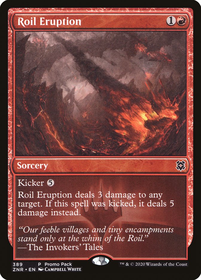 Roil Eruption (Promo Pack) [Zendikar Rising Promos] | The Gaming-Verse