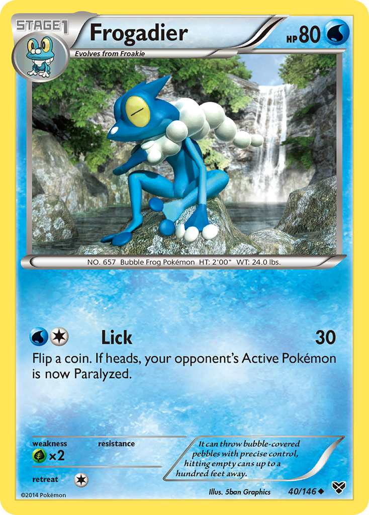 Frogadier (40/146) [XY: Base Set] | The Gaming-Verse