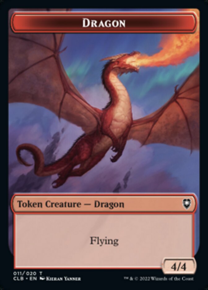 Dragon Token [Commander Legends: Battle for Baldur's Gate Tokens] | The Gaming-Verse