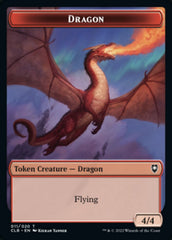 Treasure // Dragon Double-sided Token [Commander Legends: Battle for Baldur's Gate Tokens] | The Gaming-Verse