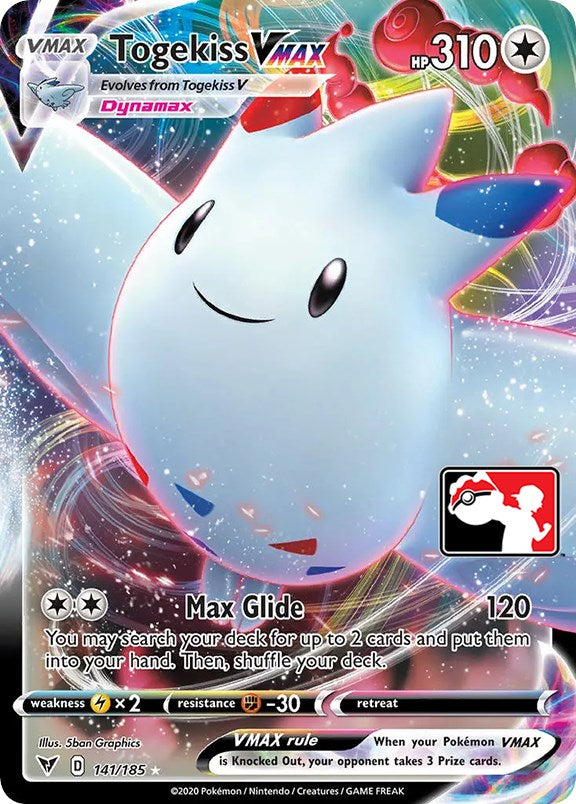 Togekiss VMAX (141/185) [Prize Pack Series One] | The Gaming-Verse