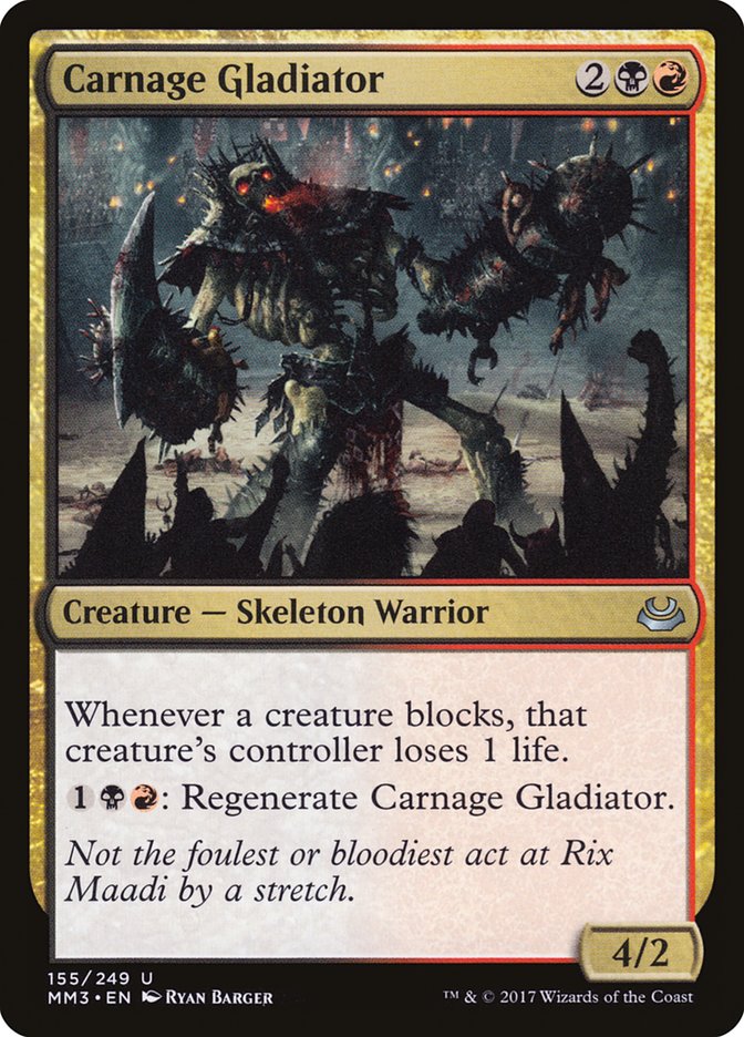 Carnage Gladiator [Modern Masters 2017] | The Gaming-Verse