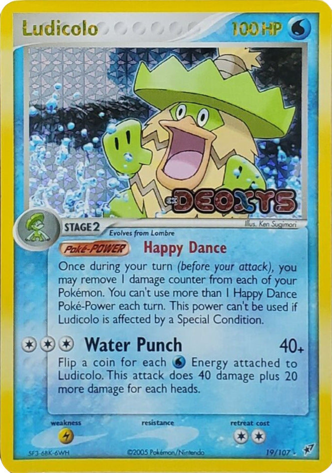 Ludicolo (19/107) (Stamped) [EX: Deoxys] | The Gaming-Verse