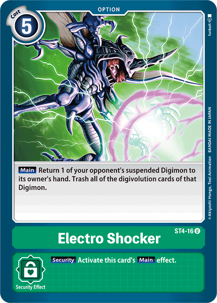 Electro Shocker [ST4-16] [Starter Deck: Giga Green] | The Gaming-Verse