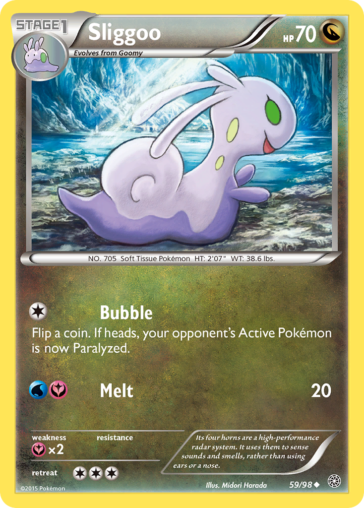 Sliggoo (59/98) [XY: Ancient Origins] | The Gaming-Verse