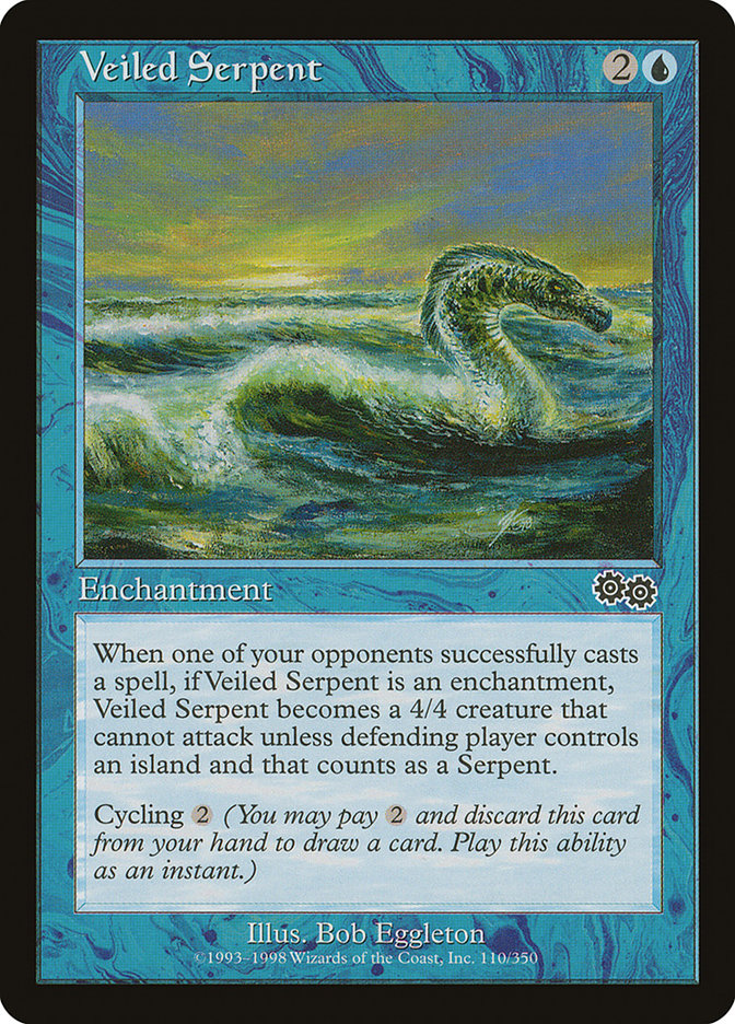 Veiled Serpent [Urza's Saga] | The Gaming-Verse