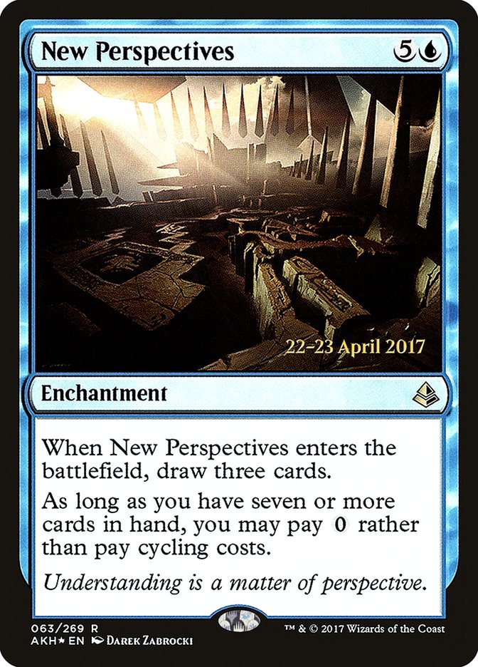 New Perspectives  (Prerelease) [Amonkhet Prerelease Promos] | The Gaming-Verse