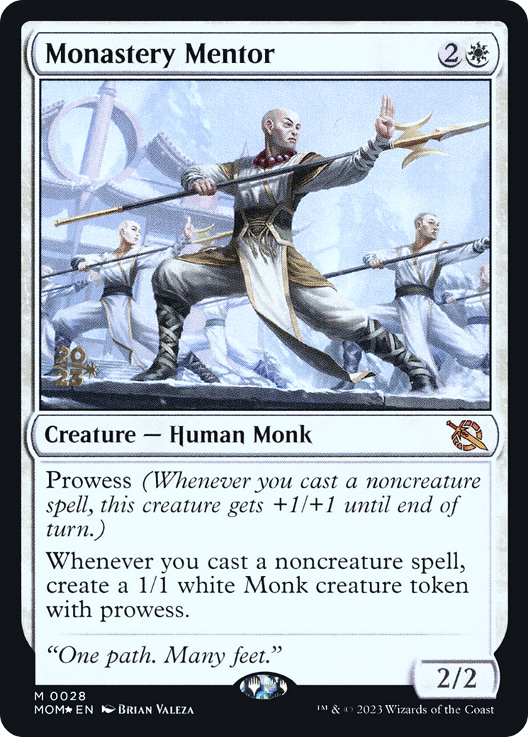 Monastery Mentor [March of the Machine Prerelease Promos] | The Gaming-Verse