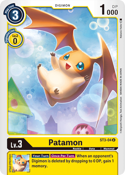 Patamon [ST3-04] [Starter Deck: Heaven's Yellow] | The Gaming-Verse