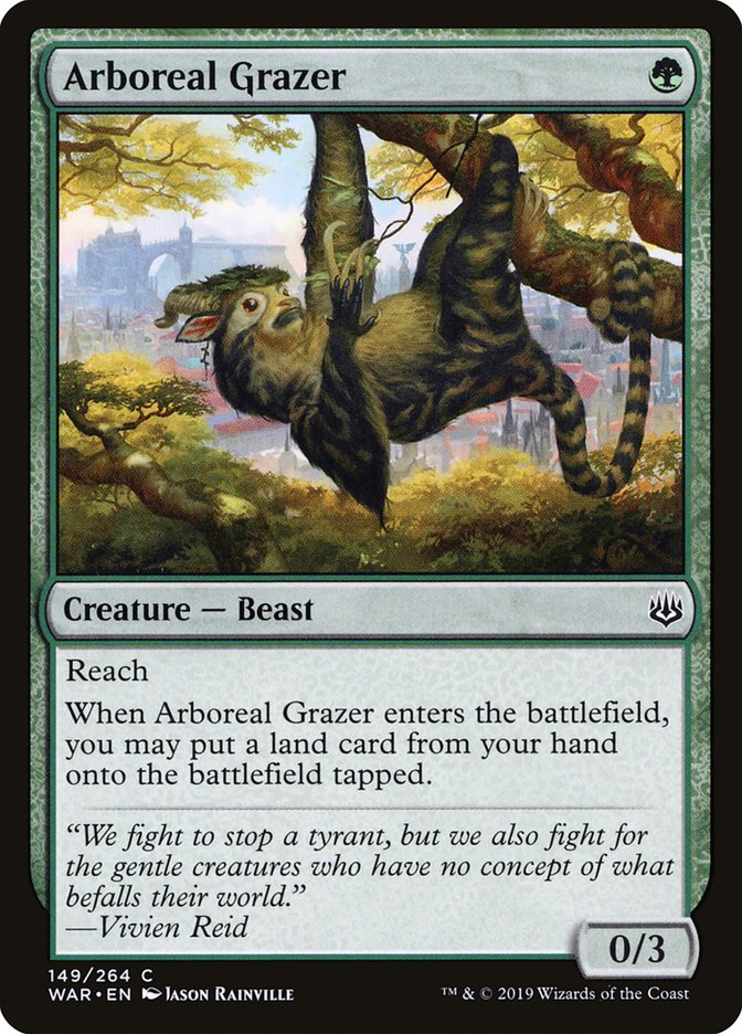 Arboreal Grazer [War of the Spark] | The Gaming-Verse