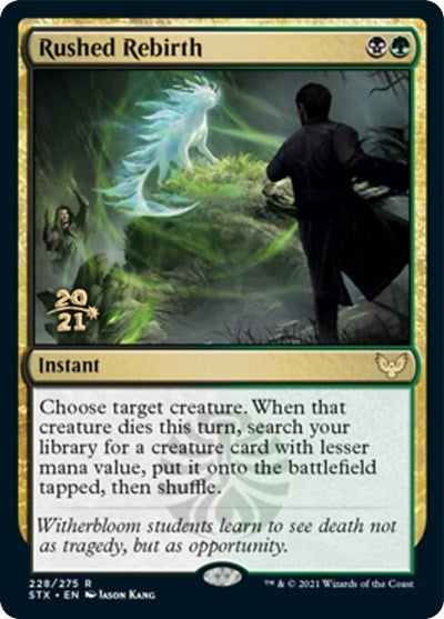 Rushed Rebirth [Strixhaven: School of Mages Prerelease Promos] | The Gaming-Verse