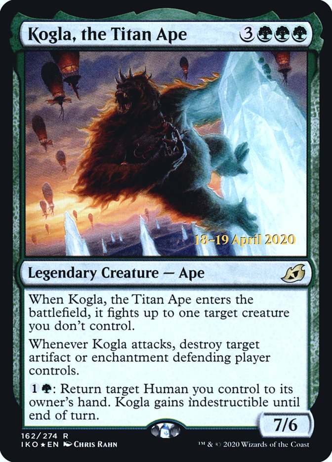 Kogla, the Titan Ape  [Ikoria: Lair of Behemoths Prerelease Promos] | The Gaming-Verse