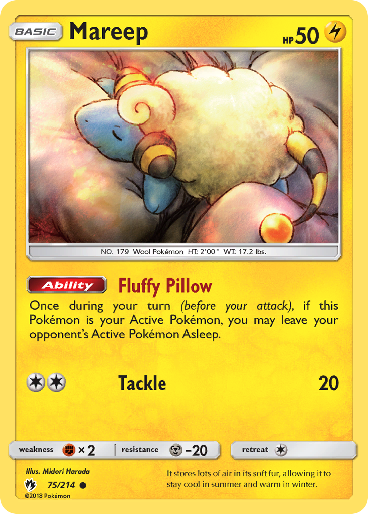 Mareep (75/214) [Sun & Moon: Lost Thunder] | The Gaming-Verse