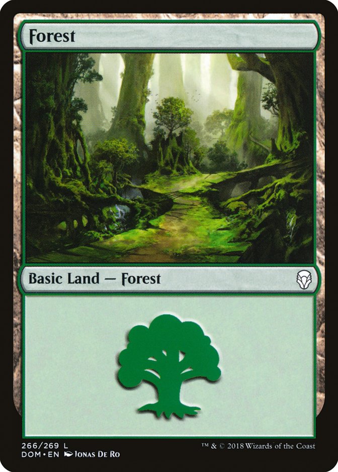 Forest (#266) [Dominaria] | The Gaming-Verse